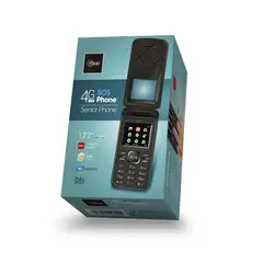 MLAB - Telefono Senior Tipo Almeja 4G Visor Negro