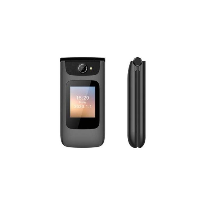 Telefono Senior Tipo Almeja 4G Negro Clamshell