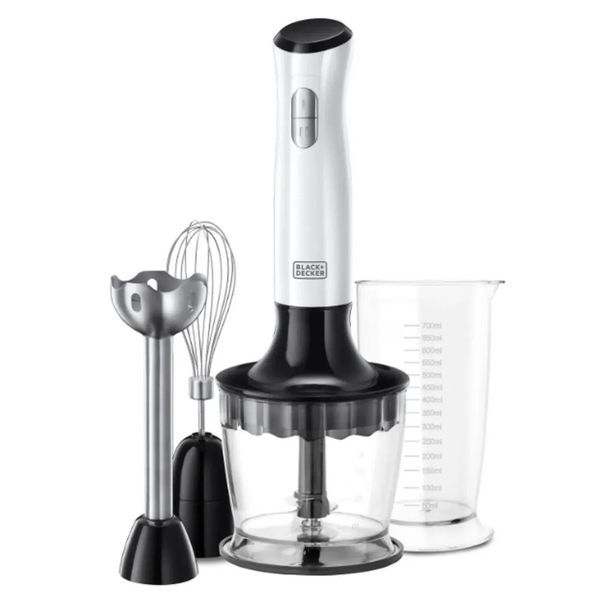 GENERICO - Batidora De Inmersion 3 En 1 700W HB24710-CL Black+Decker