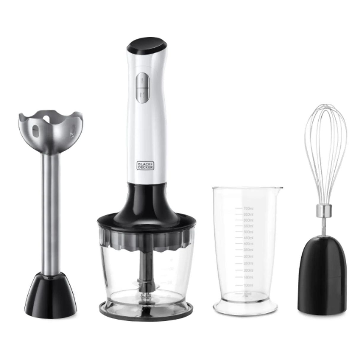 GENERICO - Batidora De Inmersion 3 En 1 700W HB24710-CL Black+Decker