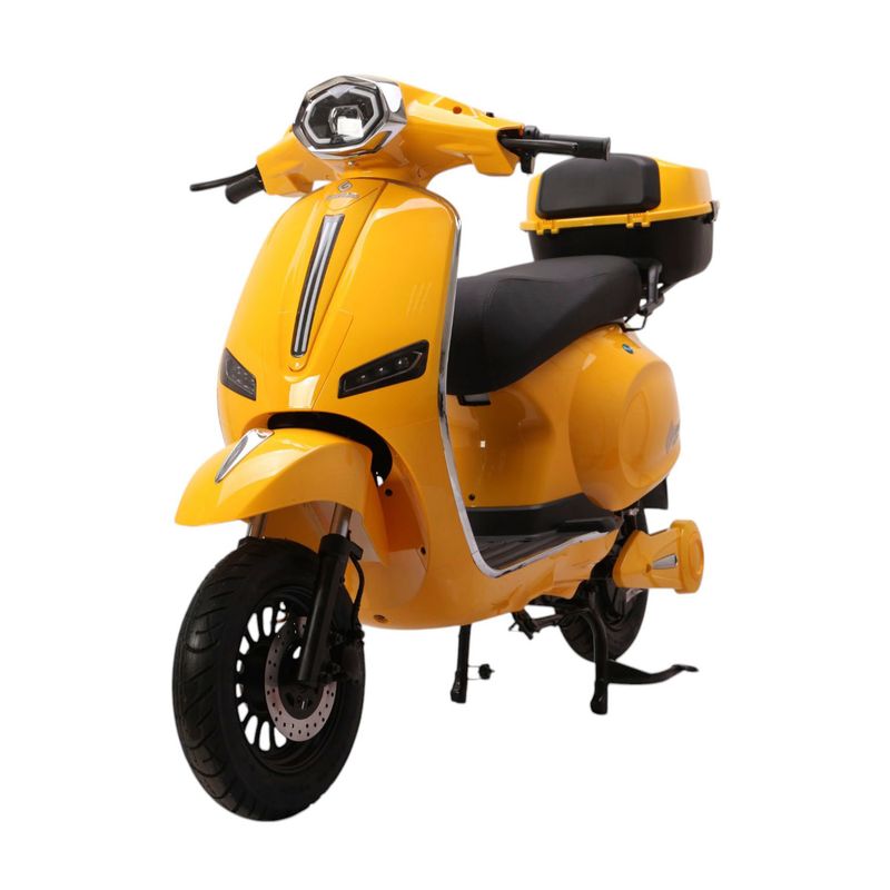 LEKO - Moto Eléctrica LEKO Modelo GLDM-1 Color AMARILLO
