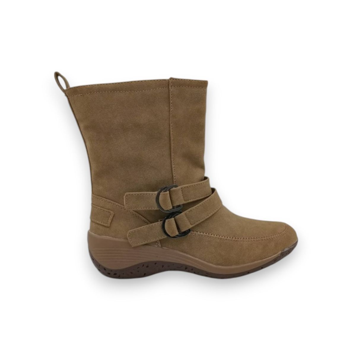 HERIEL - Bota Café Taco Bajo Mujer