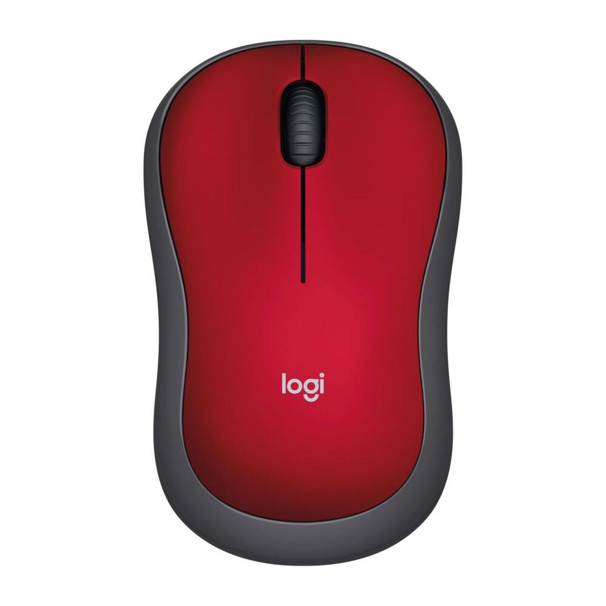 LOGITECH - Mouse Inalambrico optico M185 Rojo