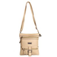 Cartera bandolera Pola beige