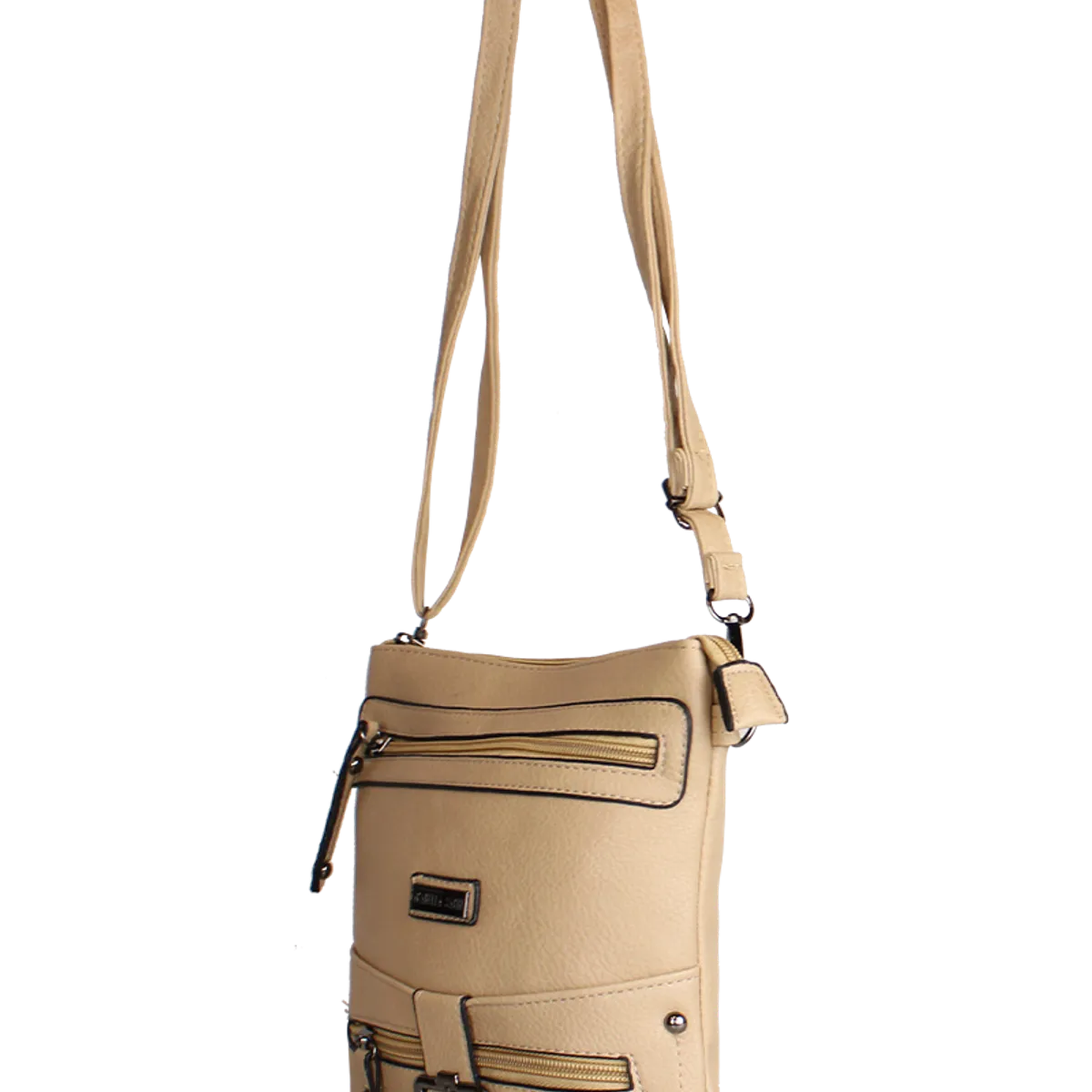 ANABELLA SACHI - Cartera bandolera Pola beige Anabella Sachi