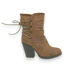 HERIEL - Bota Café Taco Mujer