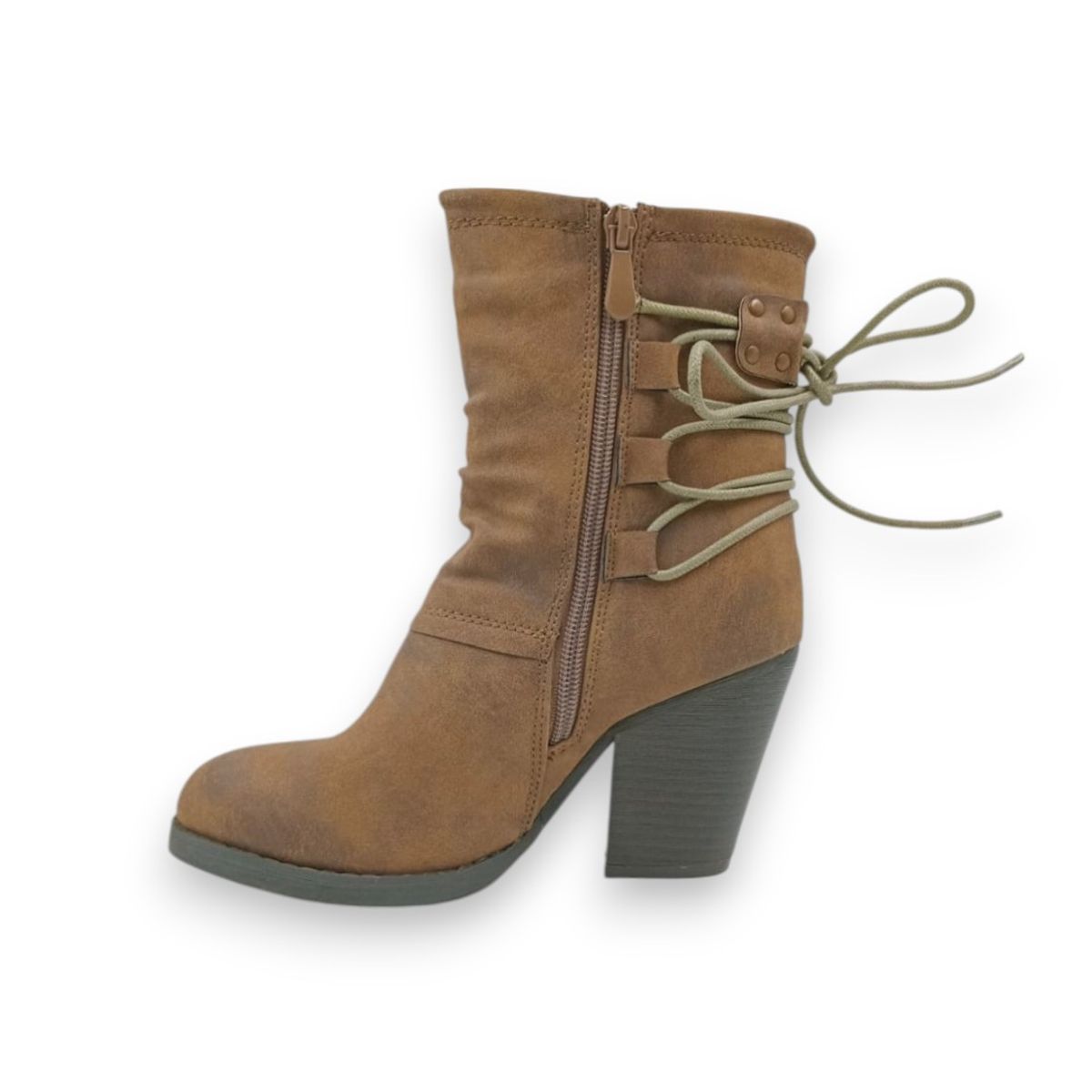 HERIEL - Bota Café Taco Mujer