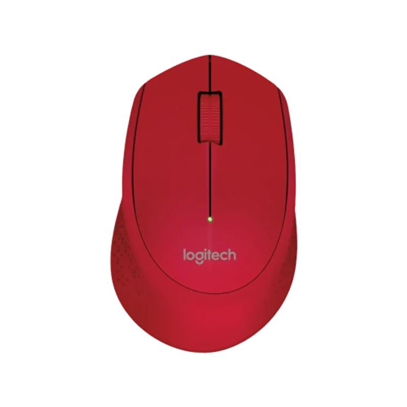 LOGITECH - Mouse Inalámbrico Logitech M280 con Receptor USB Rojo