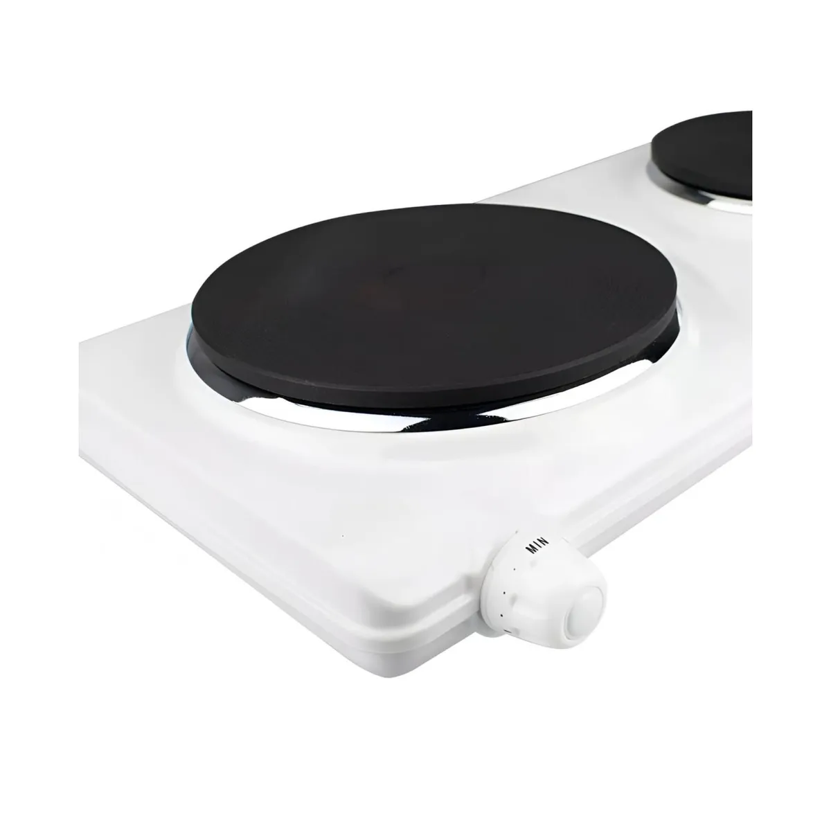 MAGEFESA - Cocina Electrica 2 Platos 2250W Blanco MGF8023 Magefesa