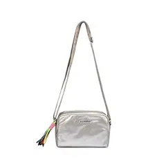 SCALPERS - Bolso Metalizado Bandolera Silver