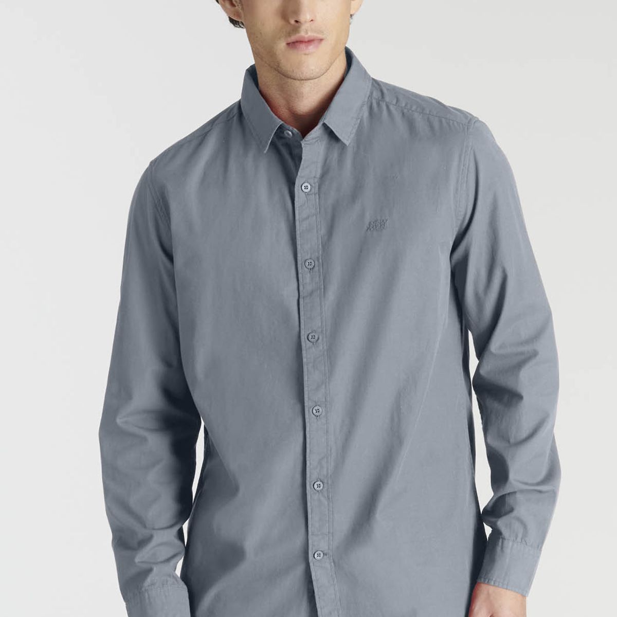 NEW MAN - Camisa Bedford Avant-Garde Gris Newman