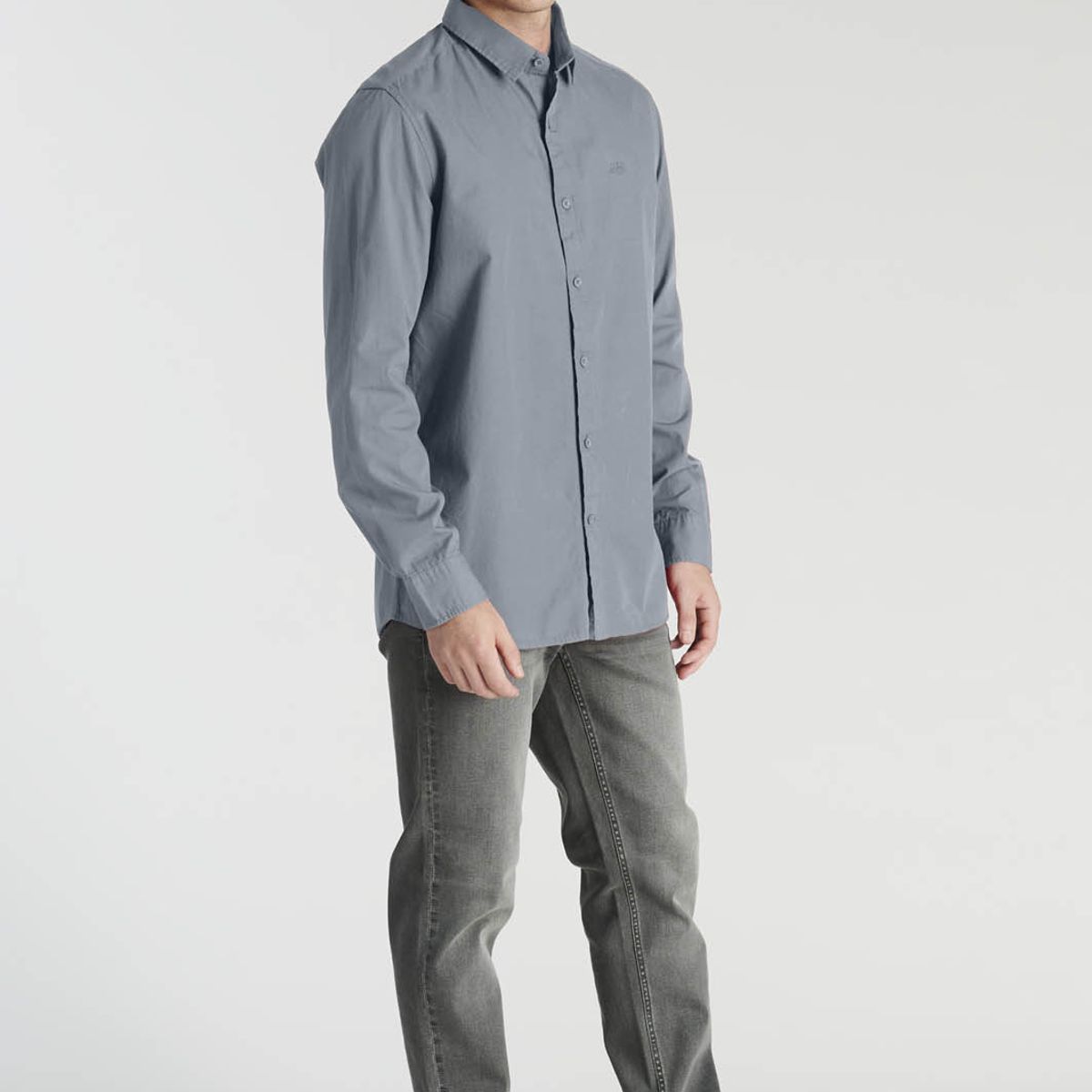 NEW MAN - Camisa Bedford Avant-Garde Gris Newman
