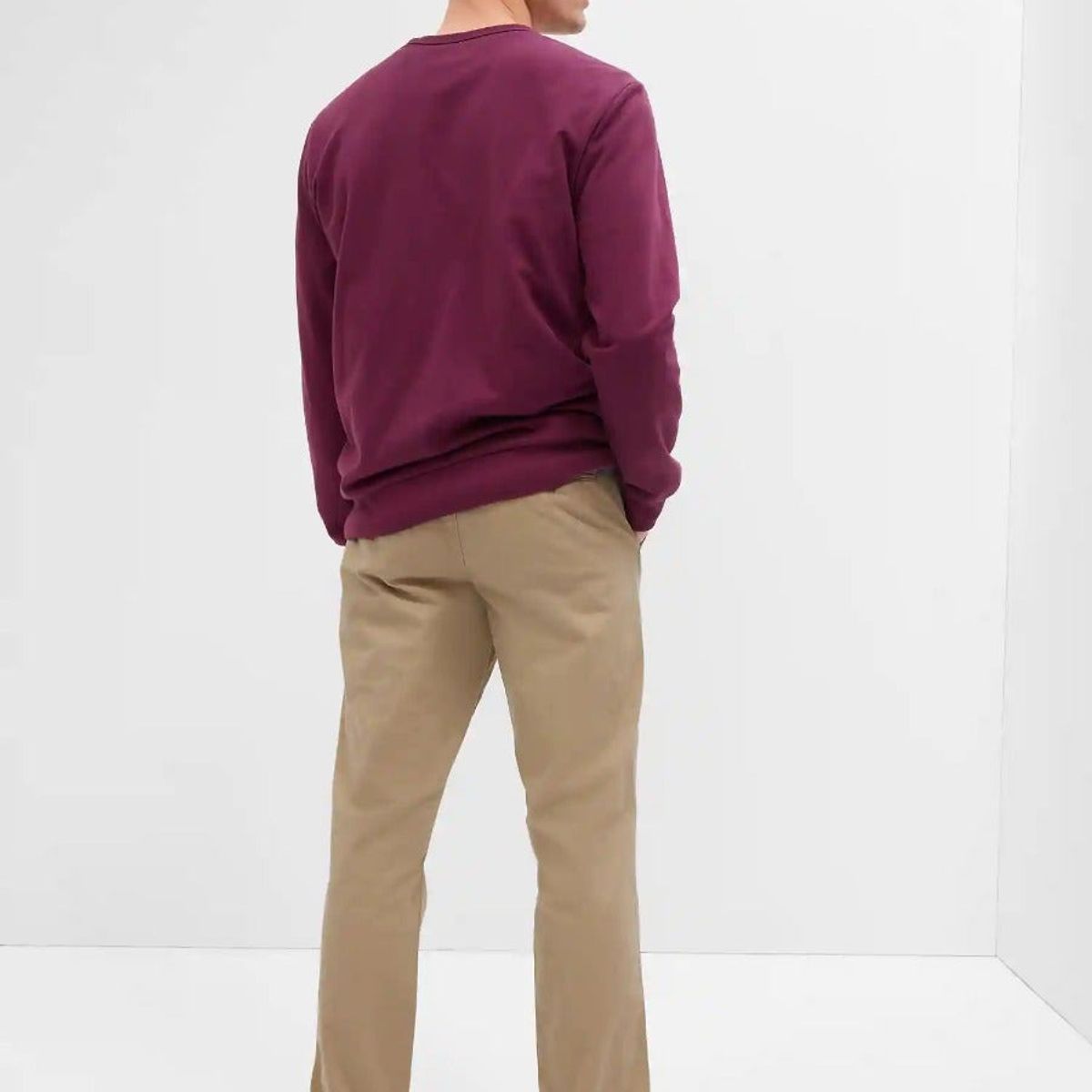 GAP - Pantalon Straight Hombre Beige