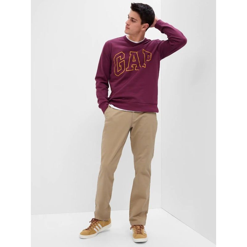 GAP - Pantalon Straight Hombre Beige