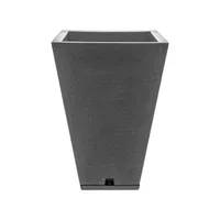 MACETERO CEMENTO ZURIQUE 55CM ALTO CON PLATO