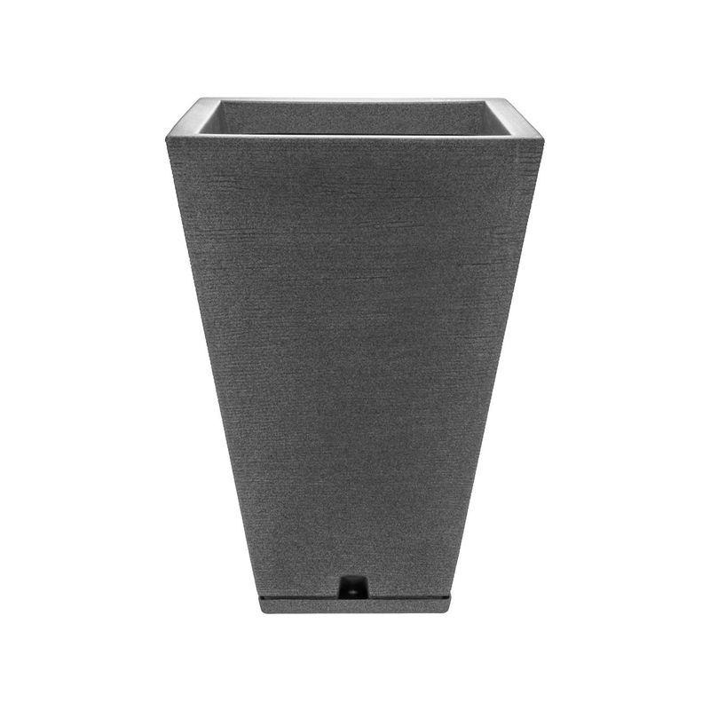 FLORIDIS - MACETERO FLORIDIS CEMENTO ZURIQUE 55CM ALTO CON PLATO