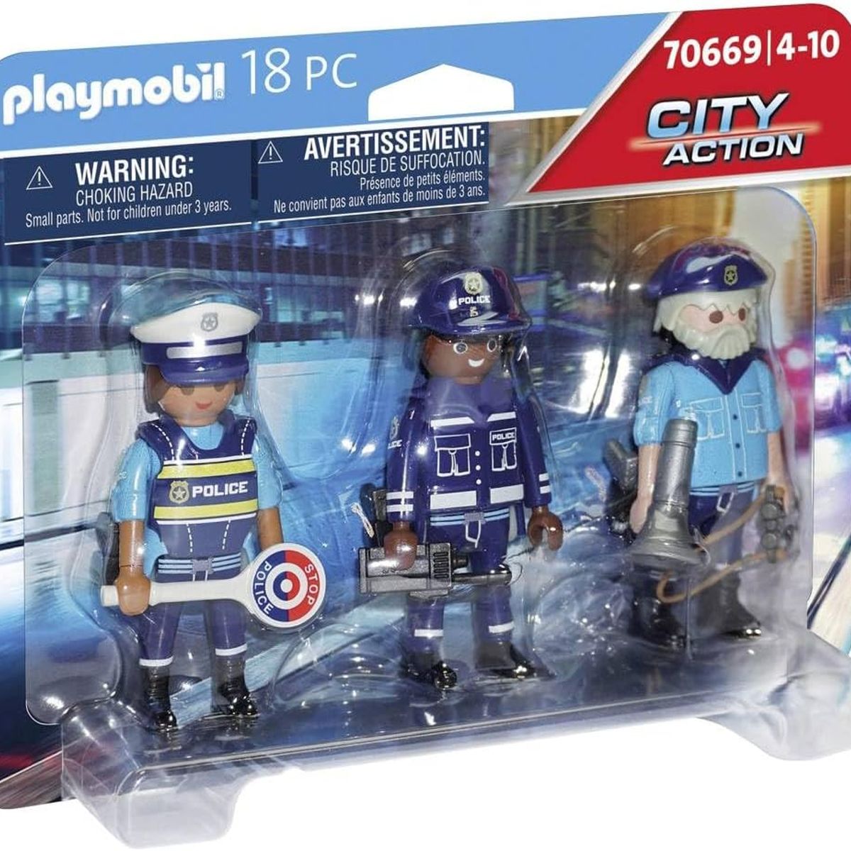 PLAYMOBIL - PLAYMOBIL Police Figure Set PM70669