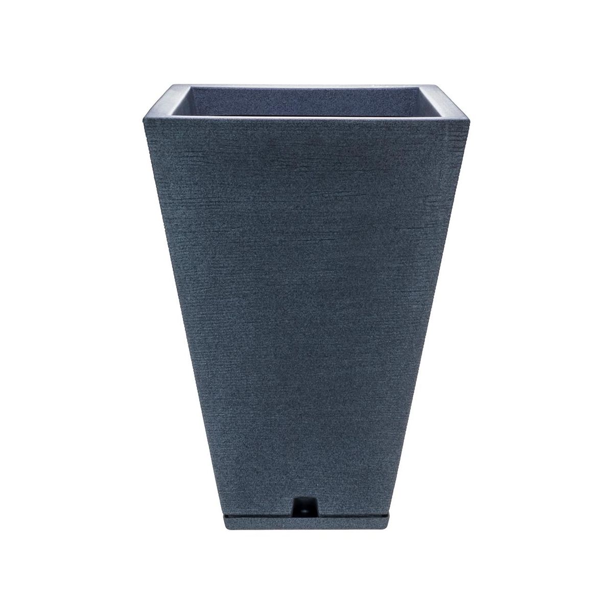 FLORIDIS - MACETERO FLORIDIS GRAFITO ZURIQUE 55CM ALTO CON PLATO