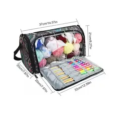 OFERTABKN - Bolso Porta Tejido Lanas Palillos Y Crochet - Grande