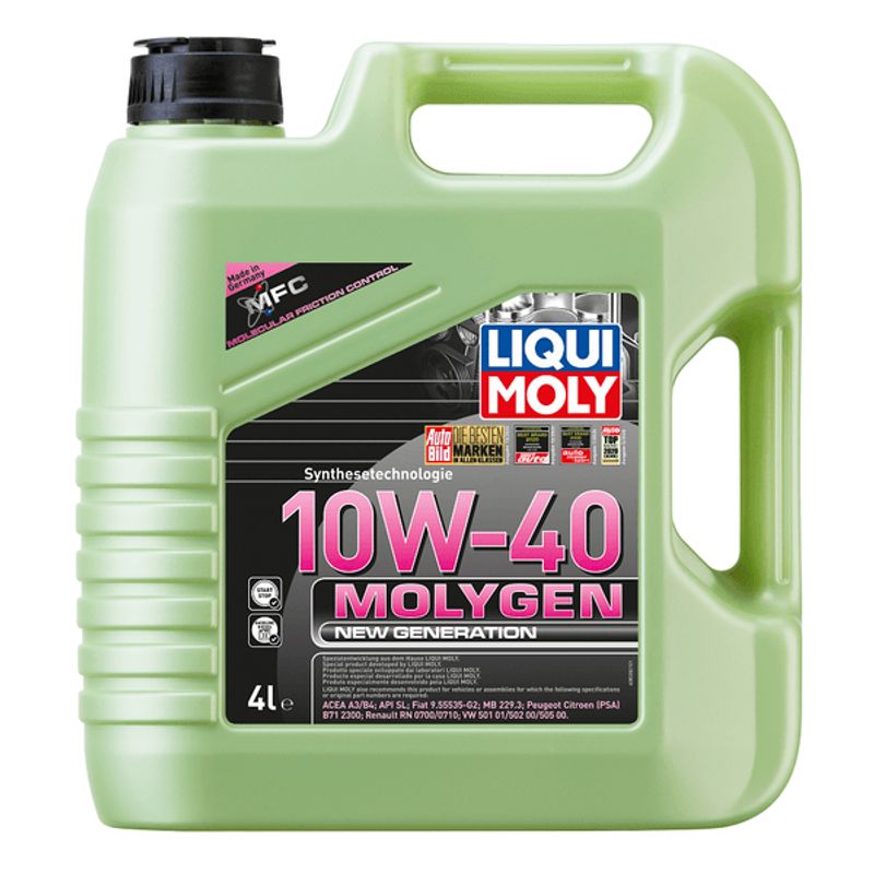 LIQUI MOLY - Aceite Liqui Moly Molygen New Generation 10W-40 4 lt
