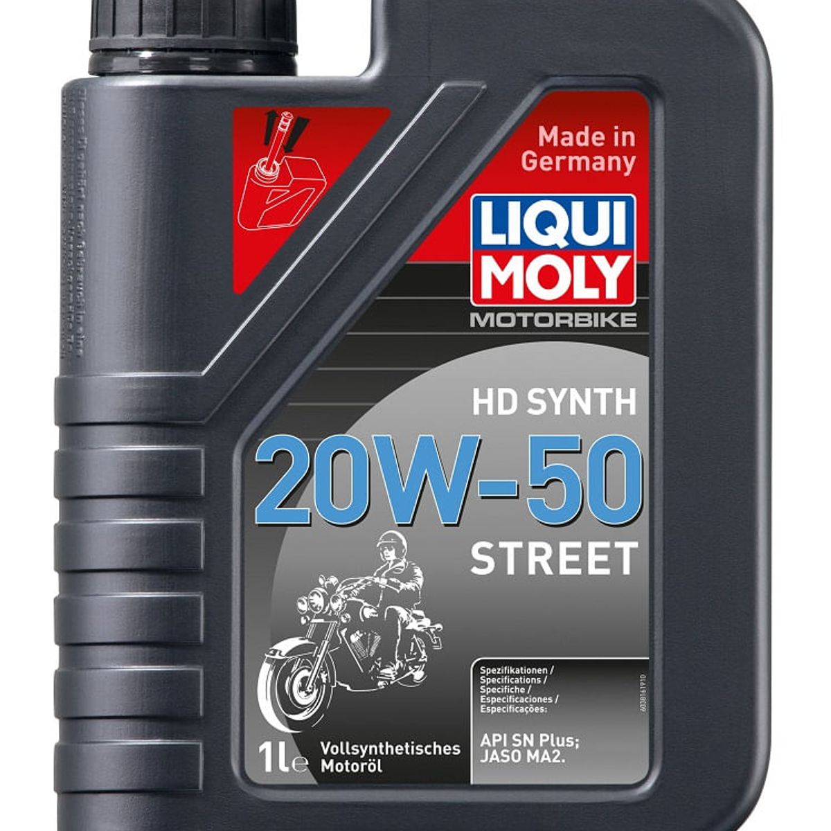 LIQUI MOLY - Aceite para Moto Liqui Moly Motorbike HD Synth 20W-50 Street 1 lt