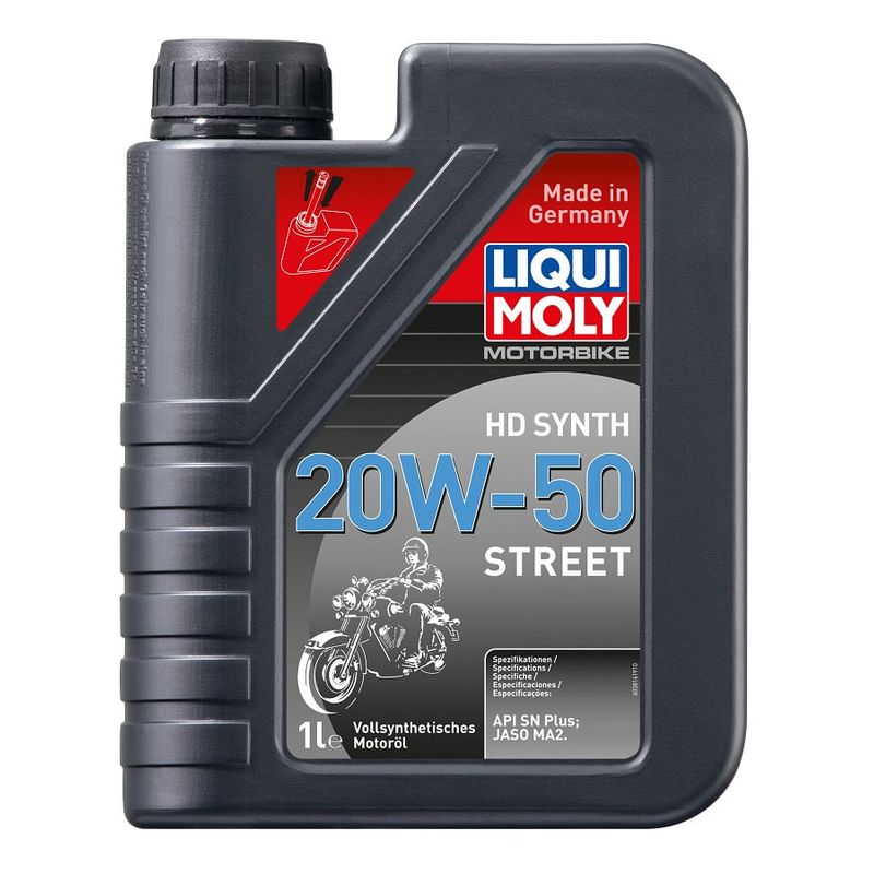 LIQUI MOLY - Productos Para Motos Liqui Moly Motorbike HD Synth 20W-50 Street 1lt 1 lt