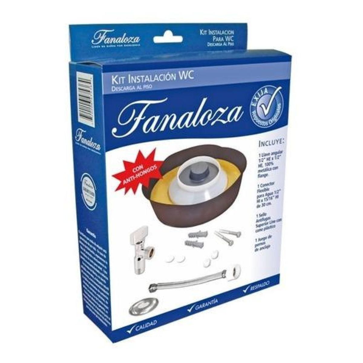 FANALOZA - Kit De Instalacion Wc Fanaloza C/adaptador