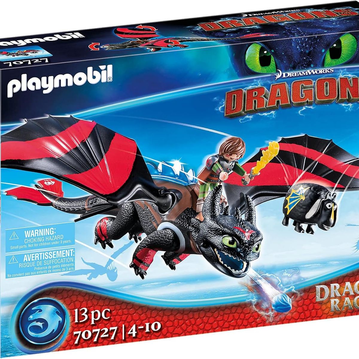 PLAYMOBIL - PLAYMOBIL Dragon Racing Hiccup and Toothless PM70727