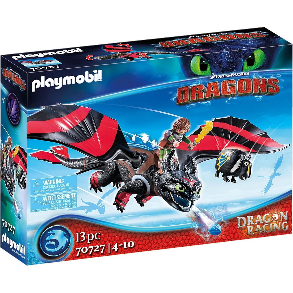 PLAYMOBIL - PLAYMOBIL Dragon Racing Hiccup and Toothless PM70727