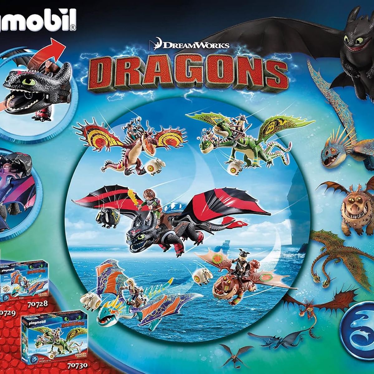 PLAYMOBIL - PLAYMOBIL Dragon Racing Hiccup and Toothless PM70727