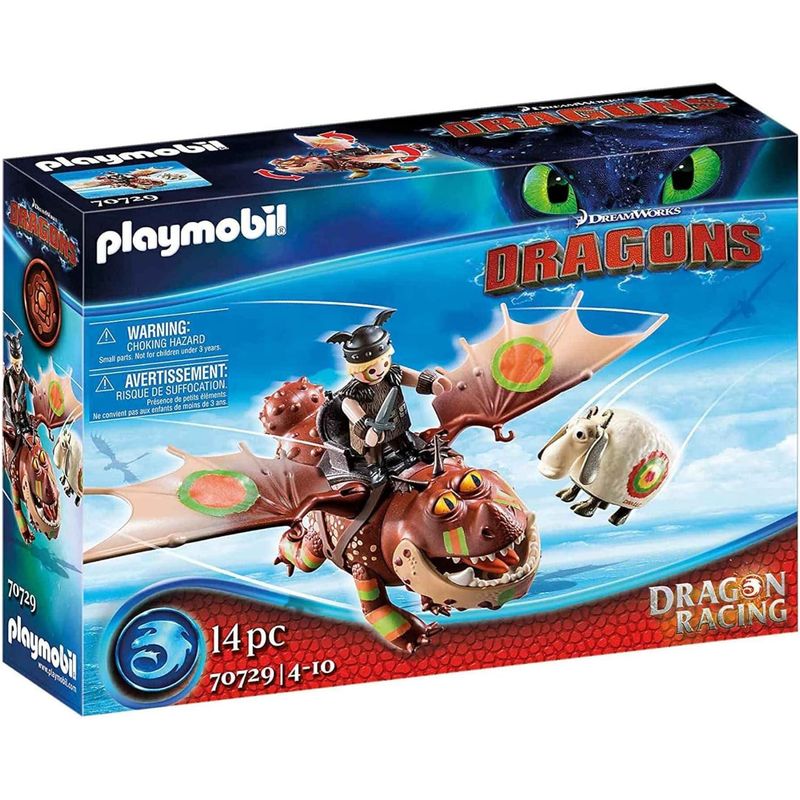 PLAYMOBIL - PLAYMOBIL Dragon Racing Fishlegs and Meatlug PM70729