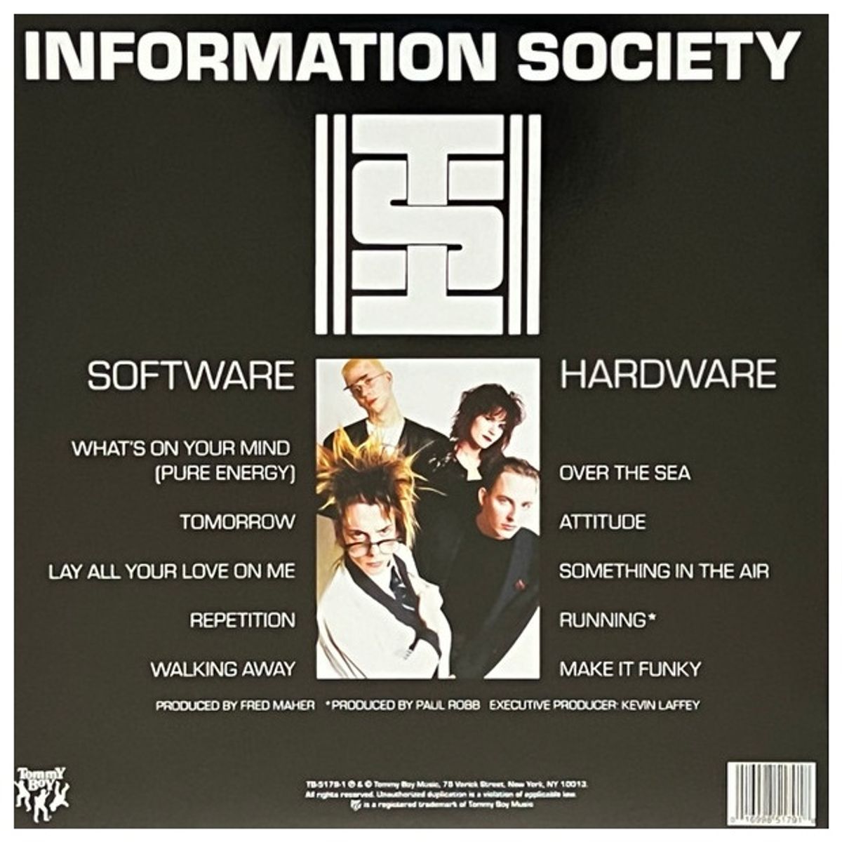 HITWAY MUSIC - INFORMATION SOCIETY - INFORMATION SOCIETY CLEAR VINYL - VINILO
