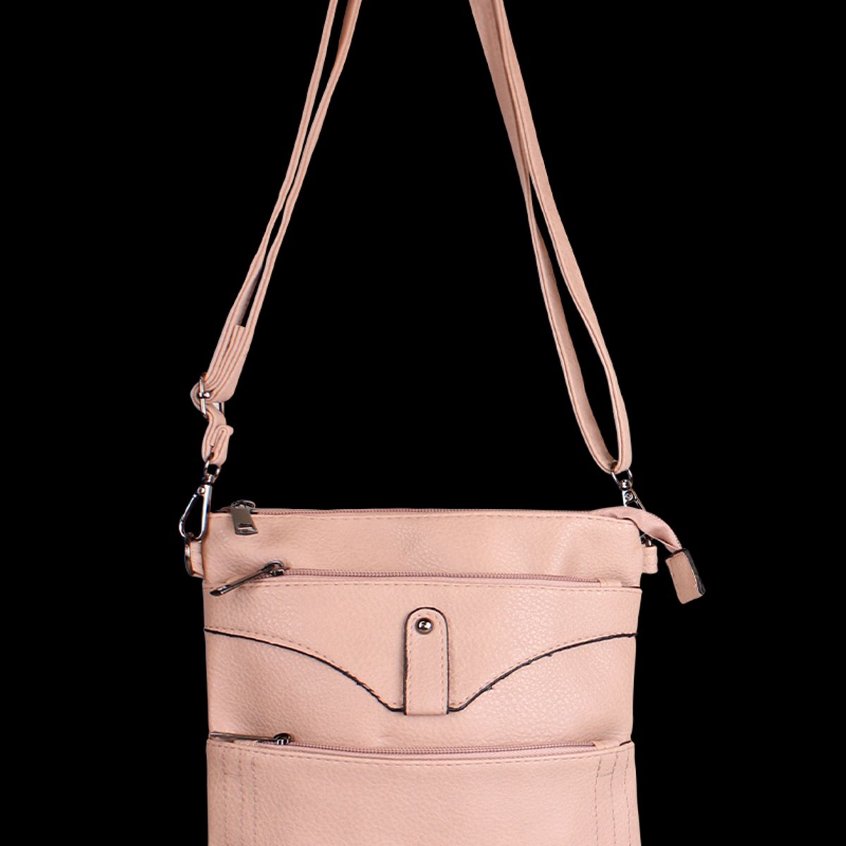 ANABELLA SACHI - Cartera bandolera Felicia rosada Anabella Sachi