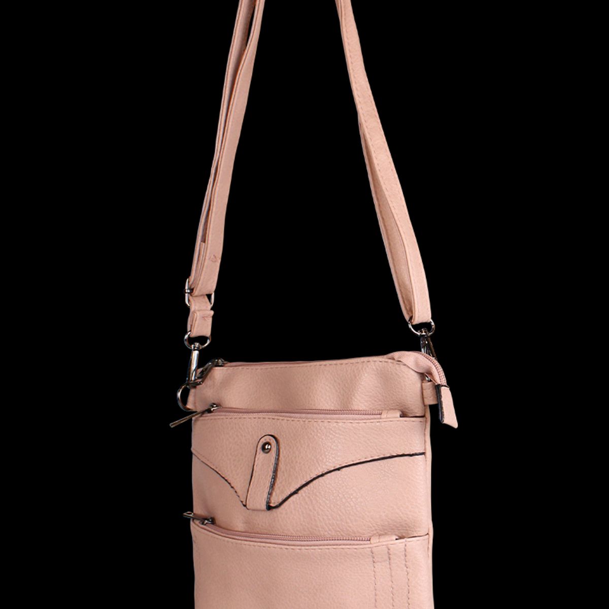 ANABELLA SACHI - Cartera bandolera Felicia rosada Anabella Sachi