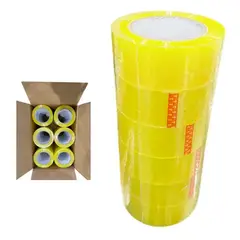 OFERTABKN - Pack X6 Cinta Embalaje 4.5cm X 200 Mts Transparente