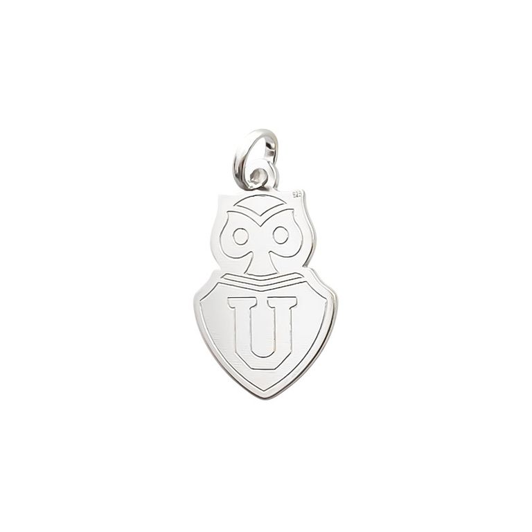 Colgante U De Chile Lamina Plata Fina 925 Plateado TALLA UNICA