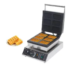 GENERICO - Wafflera Maquina Para Waffles Waflera Industrial Waffle 6cav