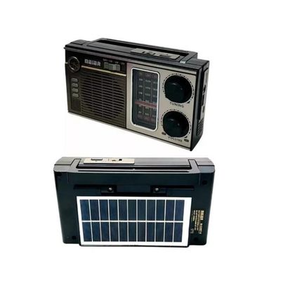 Imagen 2 del producto Radio Vintage Estilo Antiguo Panel Solar + Luz + Aux + Usb C