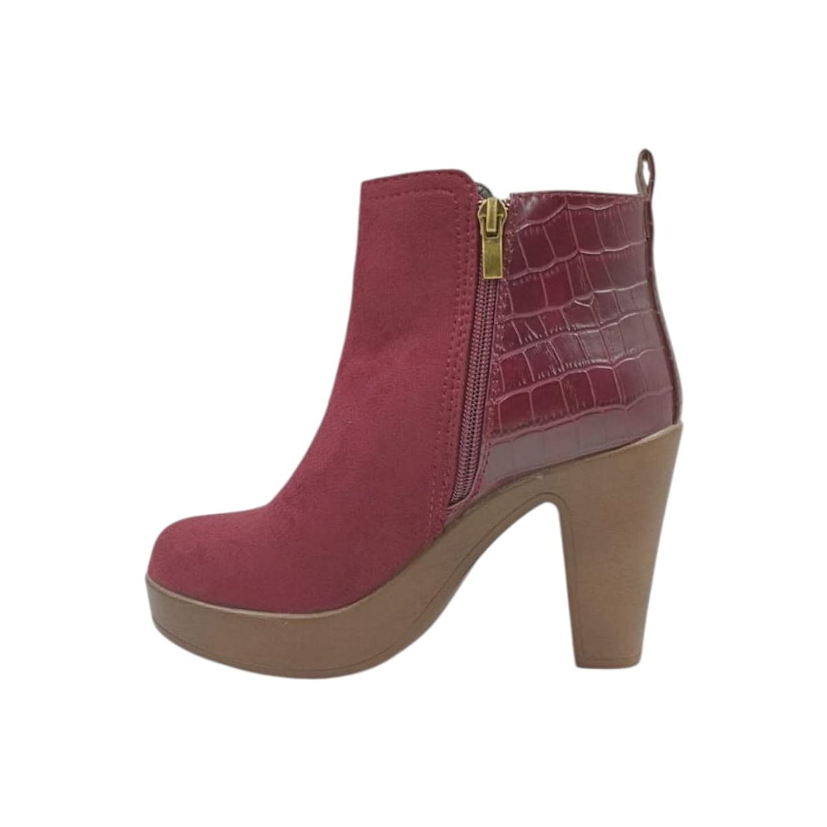 HERIEL - Botín Burdeos Taco Mujer