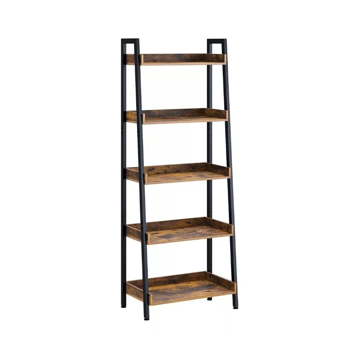 MUNDO MAGIA - Estante Repisas De 5 Niveles Marrón Rústico 160x50x30cm