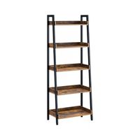 Estante Repisas De 5 Niveles Marrón Rústico 160x50x30cm