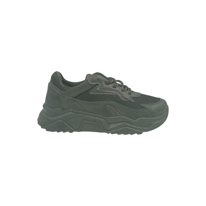 HERIEL - Zapatilla Negra Plataforma Mujer