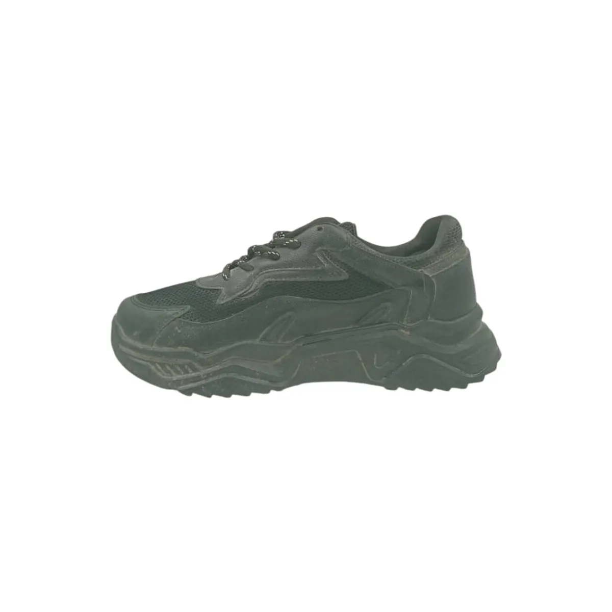 HERIEL - Zapatilla Negra Plataforma Mujer