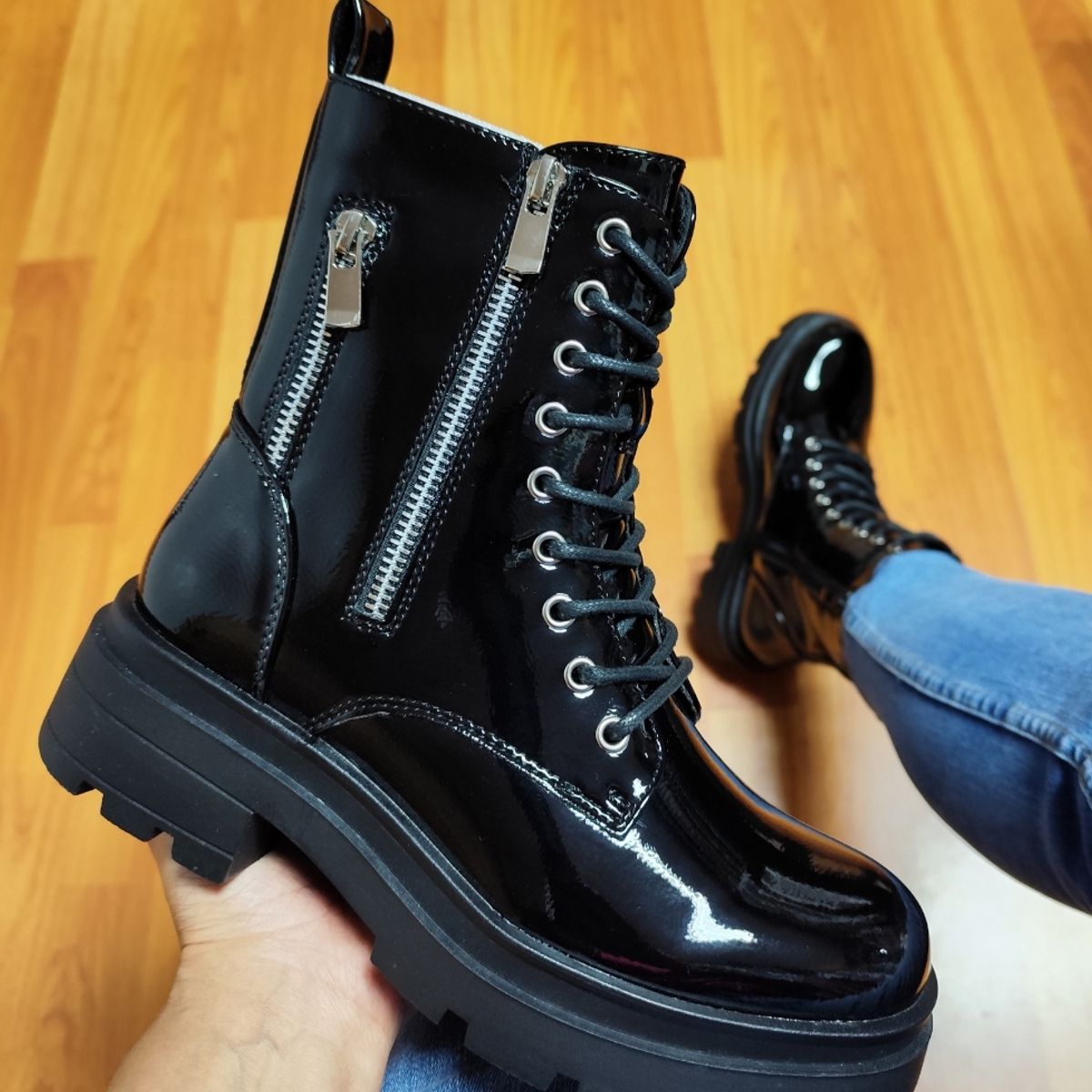 SNOOPY - Botin  en Charol para Dama  con Plataforma M441