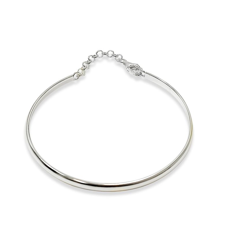 ANDREA COGGIOLA JOYAS - Pulsera Esclava Cadena Plata Fina 925