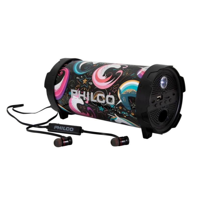 PHILCO - Kit Parlante Diseño Unicornio + Audífonos Bt Px56u Philco