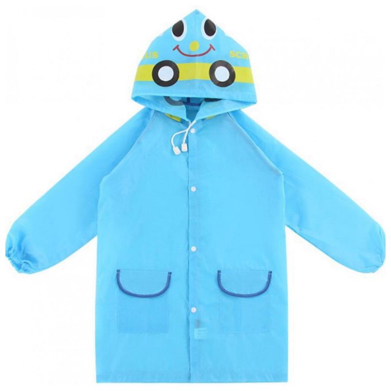 GENERICO - Capa Impermeable De Lluvia Para Niños Azul