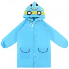 GENERICO - Capa Impermeable De Lluvia Para Niños Azul