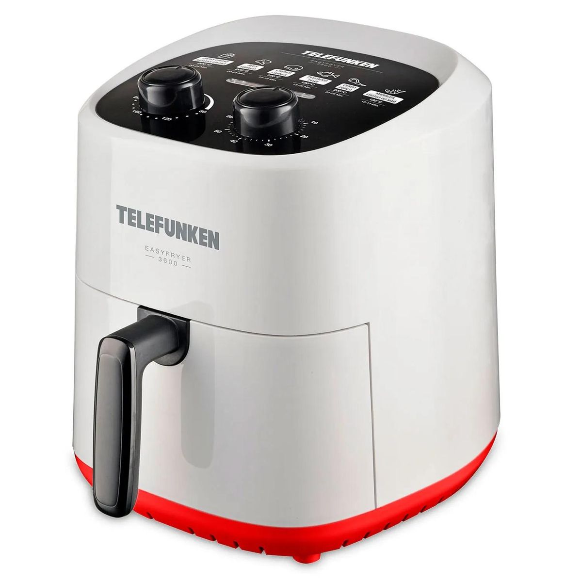 TELEFUNKEN - e Freidora De AirAir Fryer 3600ml 1400W Blanco Telefunken