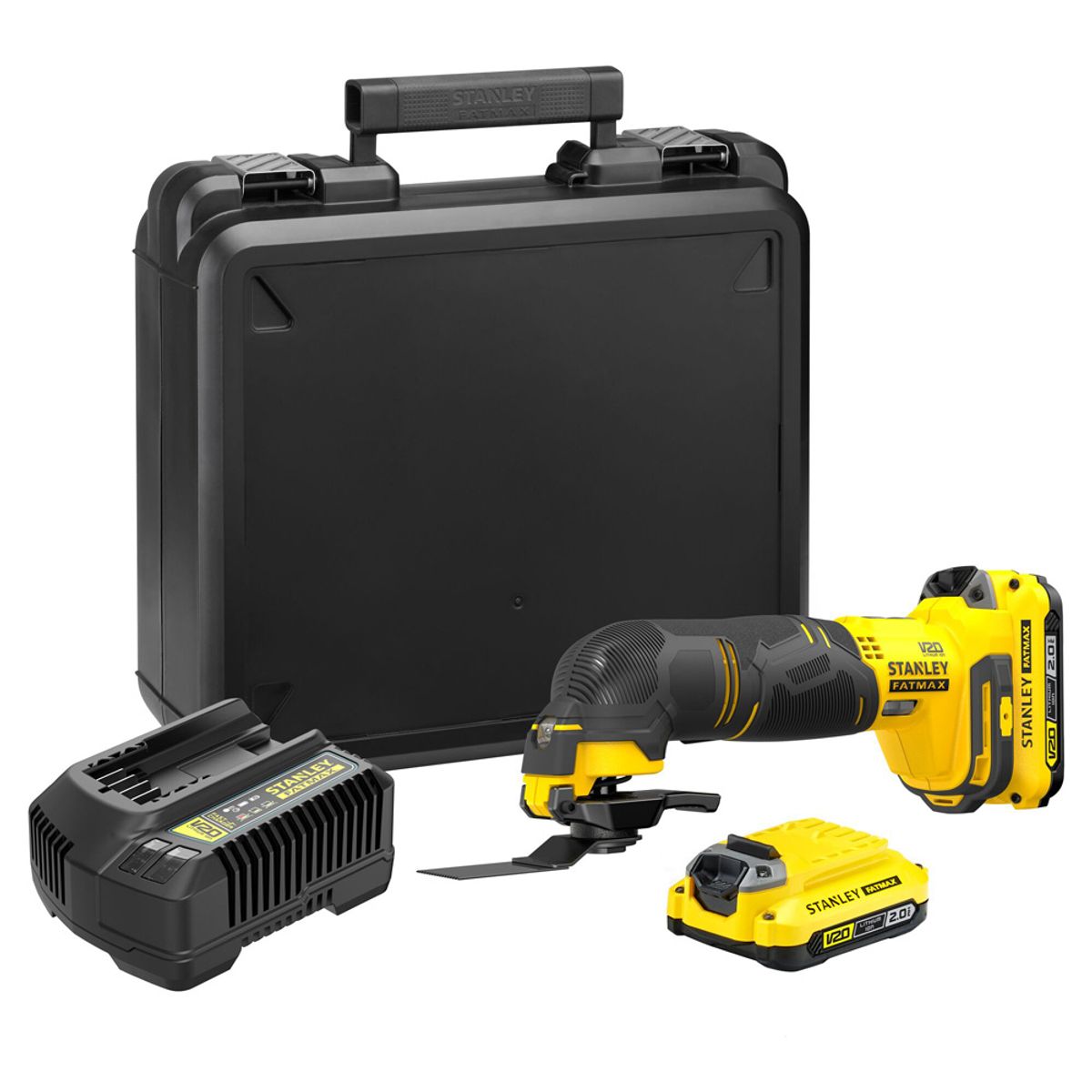 STANLEY - Kit Herramienta de corte oscilante 20V STANLEY SCT500D2K-B2